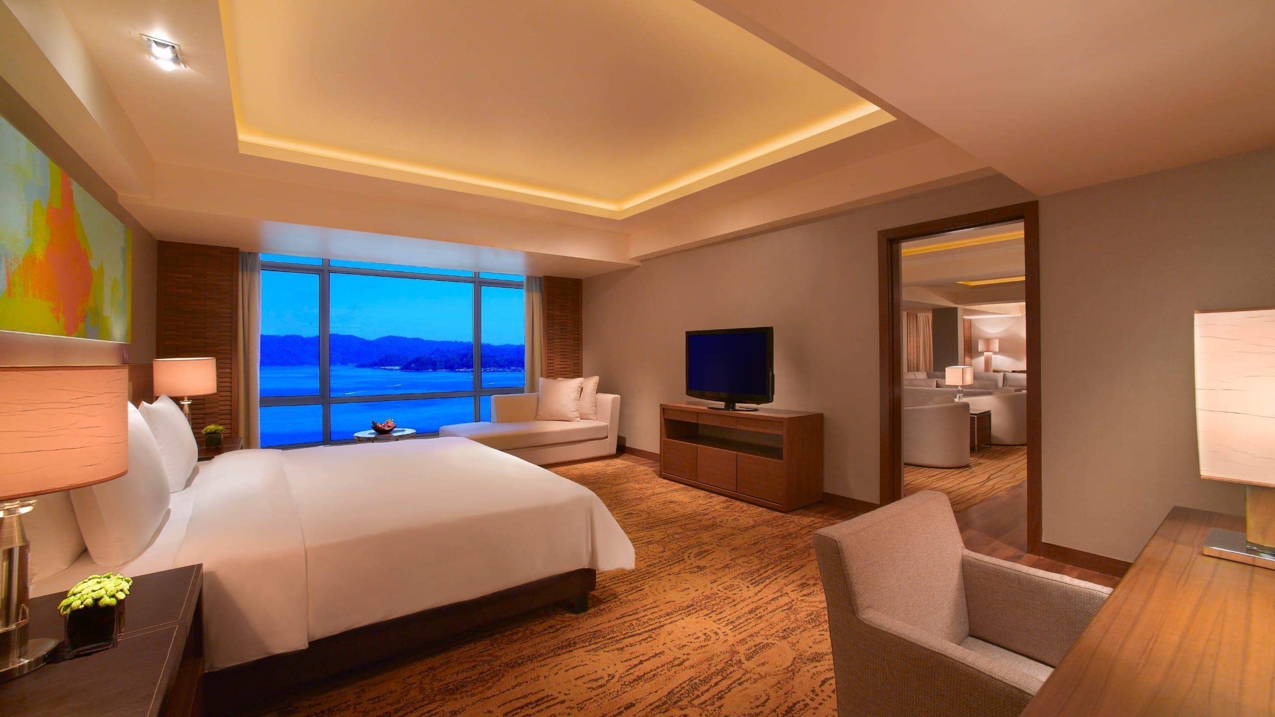 מלון קוטה קינבלו Hyatt Regency Kinabalu מראה חיצוני תמונה A bedroom at the hotel